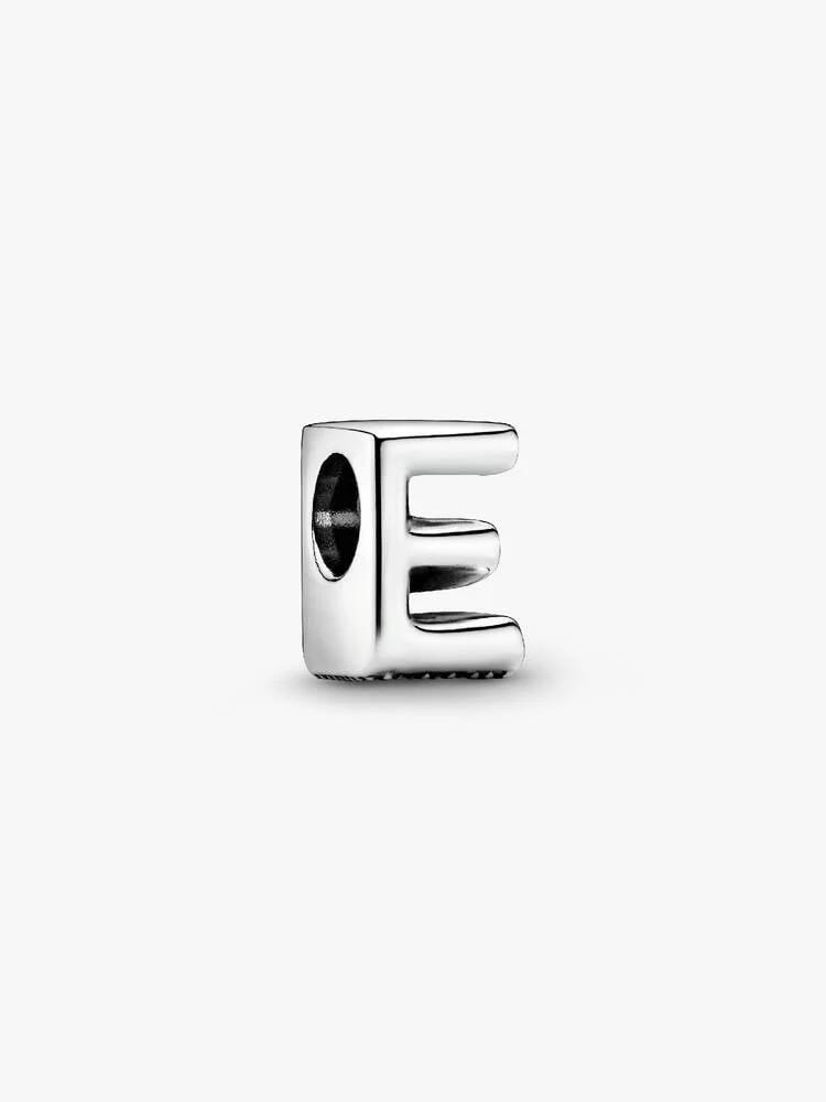 S925 Simple Alphabets A to Z Sterling Silver Charms Collection - Image 8